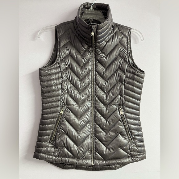 Calvin Klein Performance Women’s Quilted Down Vest, Small, Puffer - Picture 1 of 9